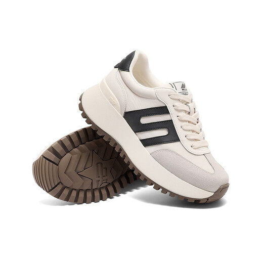 Belle Runway Series Forrest Gump Shoes Women's 24 Autumn Shopping Mall Same Sports Shoes 3E829CM4 Beige 35