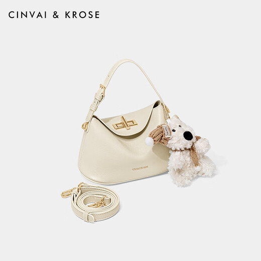 Bag Cinvaikrose Bolsas Crossbody Bag Women's 2025 New Hand Bucket Bag Bagón de lingote de estilo coreano Beige