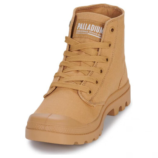 Palladium trendy und modische Anti-Rutsch-Rutsch- und Tragenresistente hohe Top-Leinwandschuhe Männer und Frauen braun braun 38