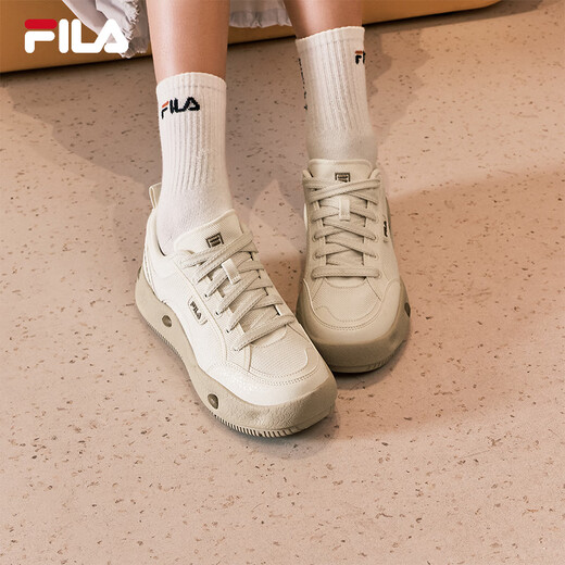 FILA Official Women's Shoes COOKIES Retro Canvas Shoes 2025 Cookie Shoes Fashion Casual Shoes