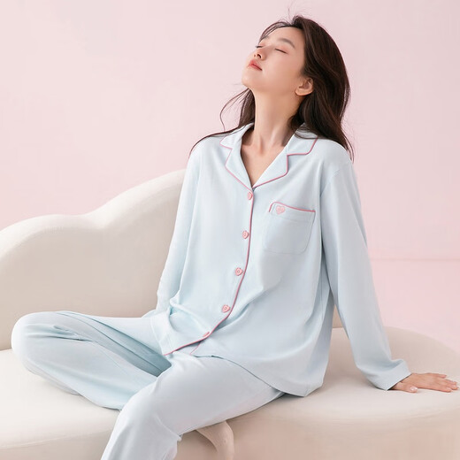 Fenten Pyjamas für Frauen 100% reines Baumwoll Antistatik 2025 Herbst Neues Produkt Sauerstoff Haut fühlen einfache Feste Farbe Frauen zu Hause Kleidung