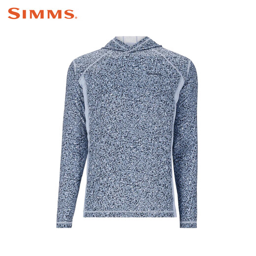 
SIMMS Hooded Pull-up Sunscreen Suit Soft Comfort Top Sunscreen Breathable Outdoor Fishing Luya Long Sleeve Sunscreen Suit 14117 Hooded - Camouflage Blue S