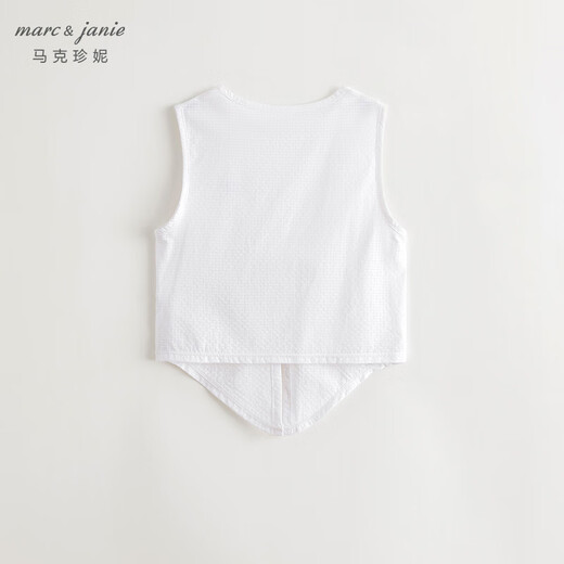 Marc/Janie [Micro-hoyo Breatable] Mark Jenny Girls Fashion Bow Sports Vest 2025 Summer Clothing 550613