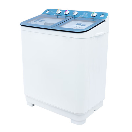 Weili Waschmaschine Semi-automatische 12-Röhrchen-Jin [Jin entspricht 0,5 kg] Großkapazität Doppelbarrel reiner Kupferdraht Dual Motor Starker Power XPB120-9896S China Blau