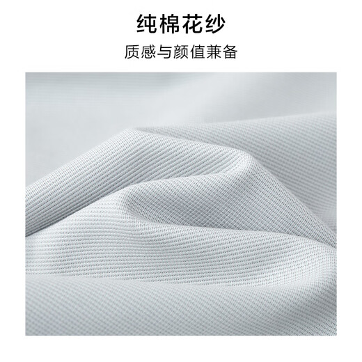 Mr. Cloth half zipper stand collar long sleeve T-shirt men's 2025 autumn and winter new fashion letter base shirt men's top BT16867 Light cloud gray M (170)