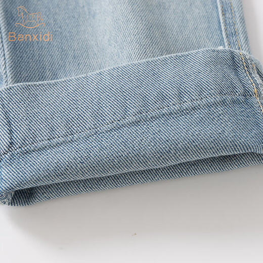 Banxidi Girls Jeans Spring- und Herbststil 2025 Neues modisches Baby Girl Casual Hosen Herbst Straight Hosen Kinderhosen