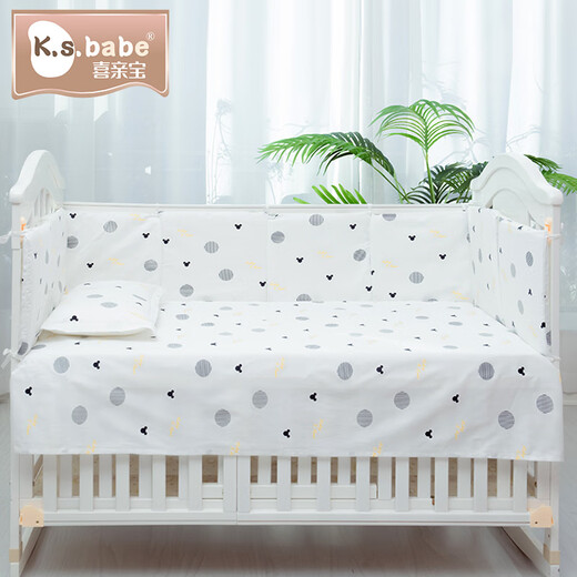 Xiqinbao kindergarten sheet and pillowcase two-piece set (excluding core) baby bedding crib sheet cushion cover