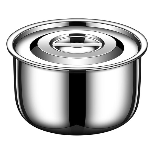 WMF Seiko 316 stainless steel lard tank with lid storage household oil basin resistant to high temperature adjustment extra thick cooking pot oil basin 32cm-with lid
