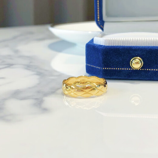 YINXIANGRONG Gold Couple Diamond Ring A pair of men's and women's models 999 pure gold 520 Valentine's Day gift for girlfriend and wife Diamond ring No. 18 ring about 1.55g