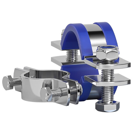 Tianzhuo Hardware 304 stainless steel hoop thickened clamp fixed pipe pipe clamp wire pole pipe bracket pipe clamp steel clamp pipe clamp inner diameter 12mm