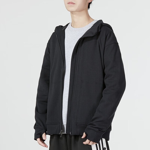 Nike (Nike) Chaqueta oficial para hombres Spring New Windbreaker Running Sportswear Fashion Stand Collar Semi-Zipper Jacket DQ4877-010 Negro S
