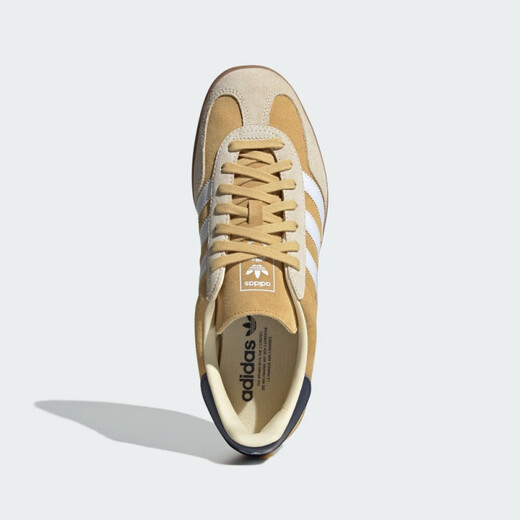 阿迪达斯 （adidas）男鞋2025夏季新款运动鞋Gazelle德训鞋低帮板鞋缓震轻便休闲鞋 JI3523黄色 44