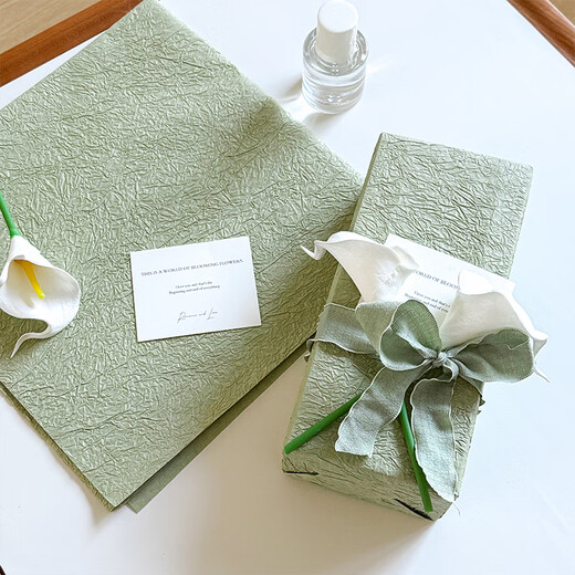 DOROCH gift wrapping paper with ribbon calla lily cigarette box birthday gift handmade DIY Valentine's Day gift wrapping paper