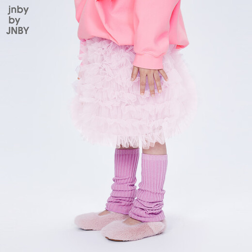 jnby by JNBY【轻礼服】江南布衣童装网纱短款腰裙公主风秋女童儿童1O8D11970 687/淡粉 160cm