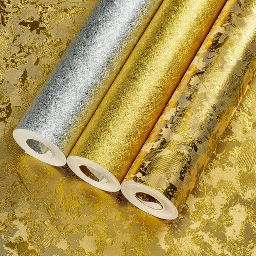 Yonghuan Gold Folie Taper Aufkleber Dekorative Farbe Golden Gold gelb Silber