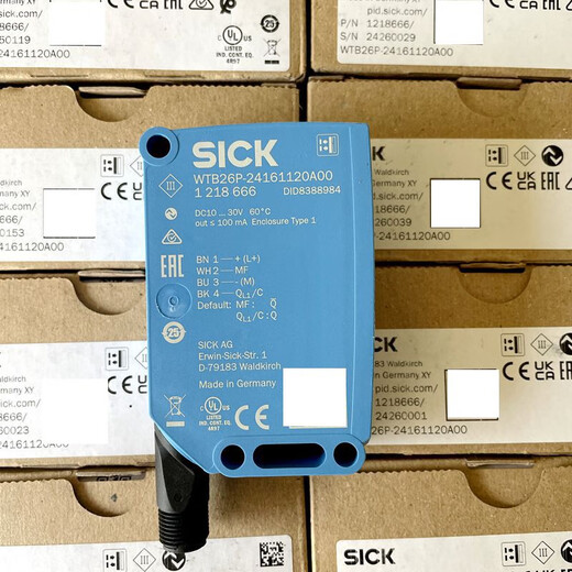 Tout nouveau commutateur photoélectrique SIK malade allemand original WTB26P-24161120A00 Article n ° 12186 personnalisé