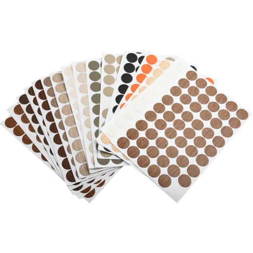 
Yusen Yihuanmei sticker furniture screw hole sticker, three-in-one sticker self-adhesive sealing sticker dustproof sticker, screw-free screw sticker PC-1048 (10 photos 21MM