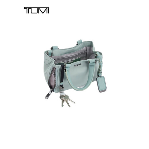 TUMI JD Outlet VOYAGEUR Women's Versatile Fashion Bag Casual Hand Holder Chinese Valentine's Day Gift Mist Green