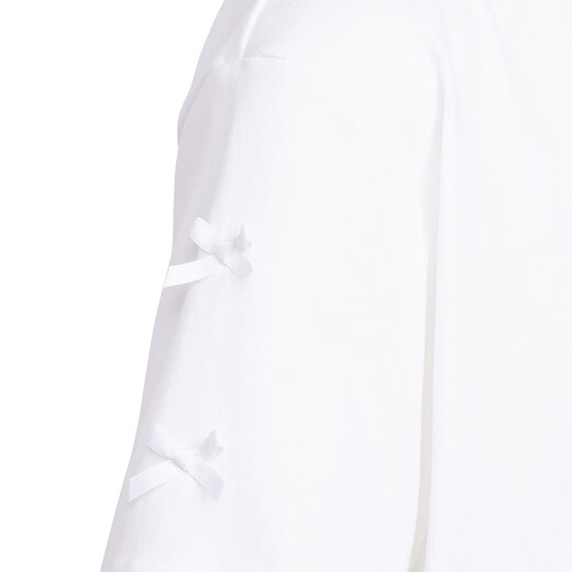 Adidas (adidas) Camiseta de ropa para niñas para niños 25 Summer 101 Spot Dog Article Estilo de marca Embellido Agodón puro de algodón corto KG6626 KG6625 White 165 (Etiqueta 164)