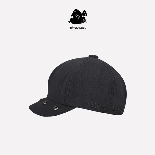 SWOF CARE black label simple and versatile black hat elegant temperament women's winter newsboy hat Black/black one size fits all recommended head circumference 56-60cm