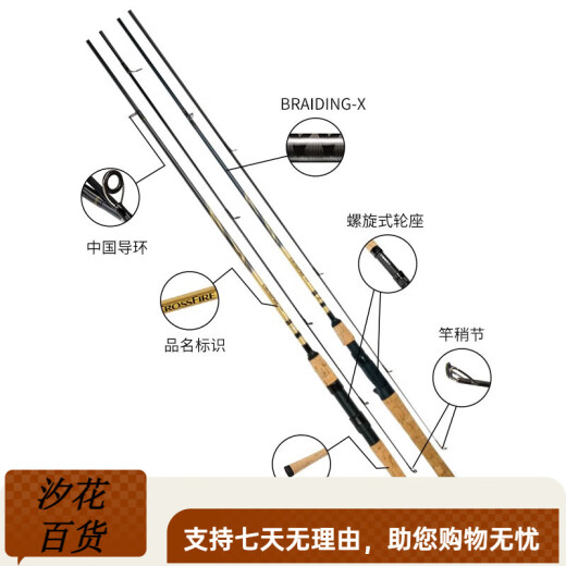 Daiwa 21 NUEVA CROSSFIRE CFF CARCH CARRA UNIVERSAL DE CARBONO CON COBER CARBA 1.98 682 mlb Manejo de pistola Medio Ajuste suave 2.03m