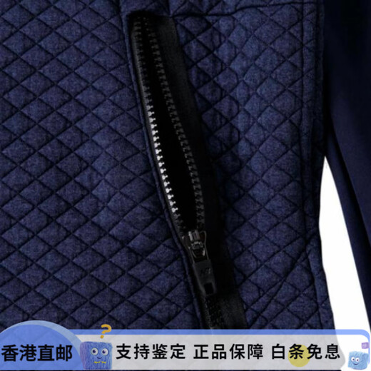 NEW BALANCE纯色拉链连帽运动夹克 男款 蓝色 蓝色 S