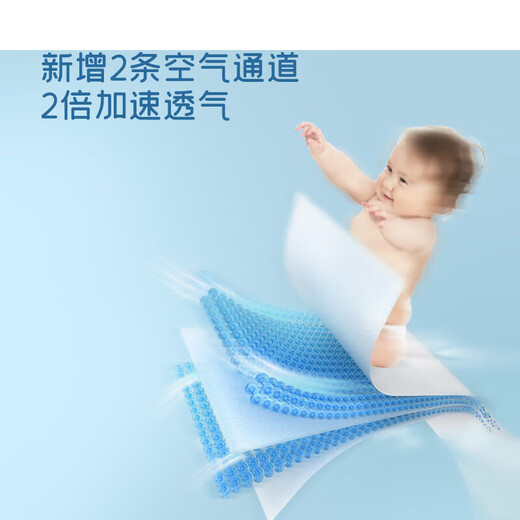 Shubiqi-Box-gepackte atmungsaktive Dünn Sauerstoff-Schutzwindeln S-XL Größe Baby Einwegwindeln nasse Windel ohne Taillenstangen s