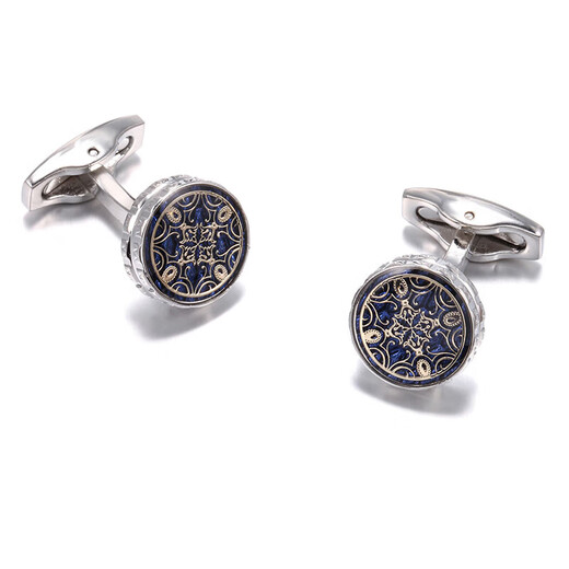 Orange Cufflinks Men's Cuffs Sleeve Nail French Shirt Dress Foreign Cuffs Sleeve Nail Business Official Cufflinks Shirt Cufflinks