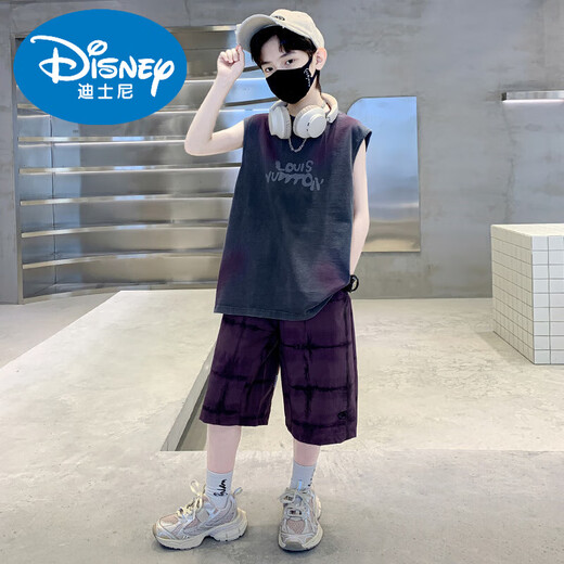 Disney Boys Vest Set Summer 2025 Новый детский костюм с середины до большого