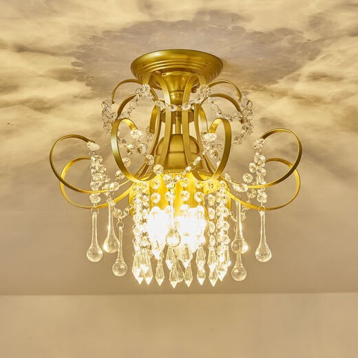 Chandeliers en cristal européen Corridor de lumière Corridor Balcon Light Entrée Lumière Valette de plafond Crystal Light 1W 9885B Modèle