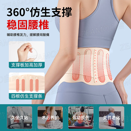 
ZEAMO medical ultra-thin summer waist belt thin breathable waist disc herniation lumbar muscle strain women's special sports waist support