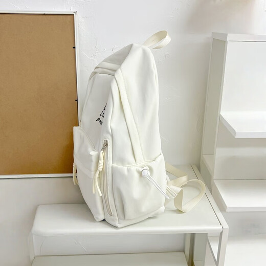 
Women's backpack schoolbag female college student 2024 new large capacity backpack yellow