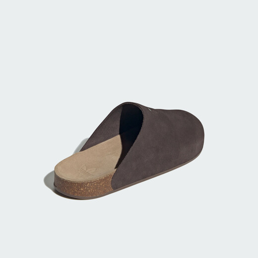 adidas adimule confortable les pantoufles décontractées mules pour hommes et femmes nouveaux adidas officiels triples crocodile brun foncé / résine jaune 43