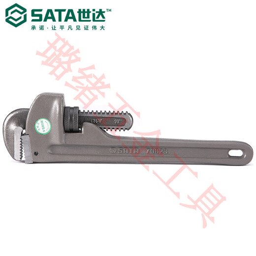 世达（SATA）工具铝合金管子钳1048寸水管钳 70826 18寸