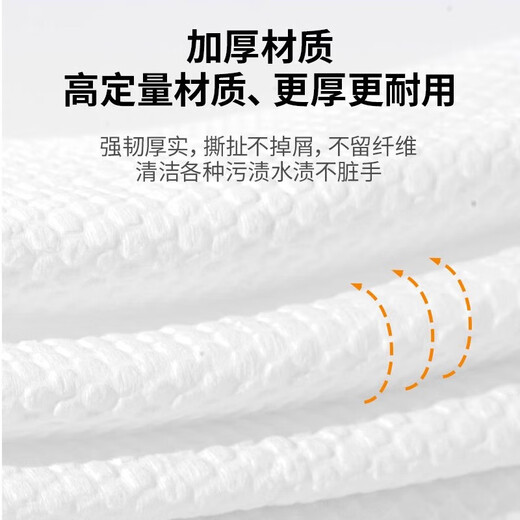 CHUSHE lazy rag 20*20cm2 pack disposable removable kitchen paper towel hanging dishwashing cloth without lint