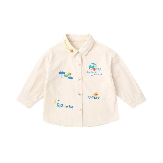 Dudujia washable children's soft denim jacket spring boys' stylish shirts girls' outdoor casual tops spring and autumn denim blue 80