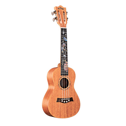 Tido 23-inch ukulele for girls beginners for beginners for students veneer children advanced small guitar uke 23C veneer-H02-spit wood