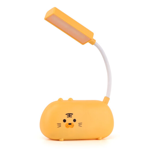 USB plug-in table lamp LED cartoon desktop ornament children's gift night light cute little table lamp kindergarten gift cute pet tiger + plug-in model random color