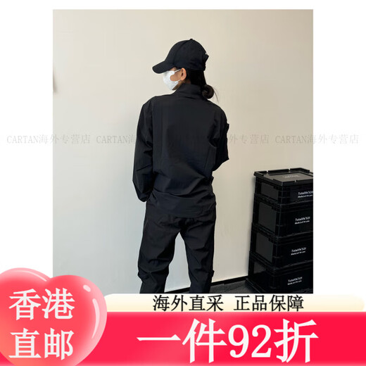 始祖鸟（ARC'TERYX）Gamma Lightweight软壳立领夹克男女防风防水外套 黑色夹克 男女 黑色夹克男女均可穿 XS 均码