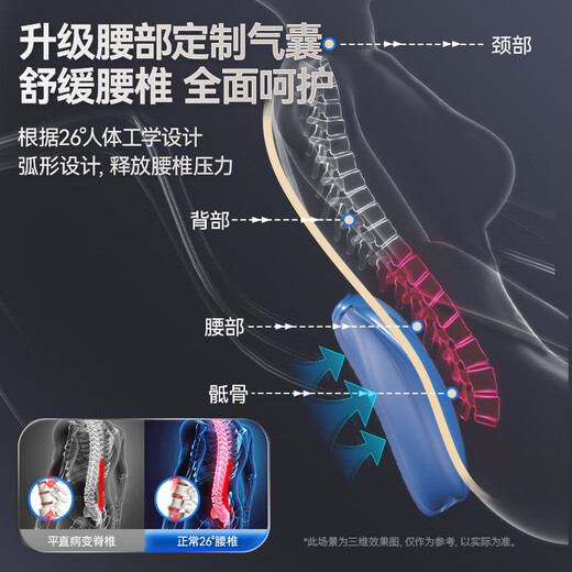 AUX 2025 New Massage Chair Home Full Body Space Capsule Zero Gravity Multi-Function Intelligent Electric Massage Sofa Chair Birthday Gift for Mom and Dad Parents' Day 916A Black Gray