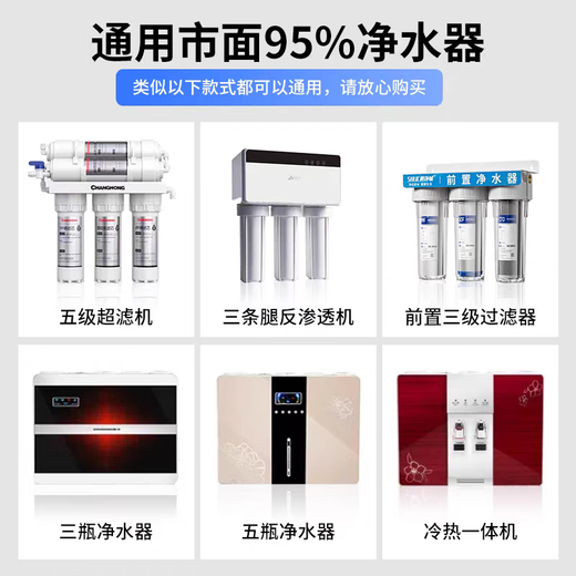 适配九阳超滤净水机器通用滤芯JYW-HC1565/1583/1283WU1365过滤器 PP棉两支
