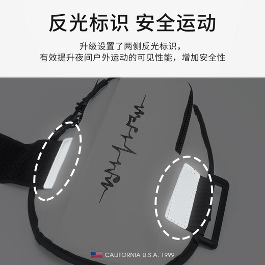 TFO 北美RIC赛事运动臂包 户外骑行手腕包多功能手机包9402540 白色