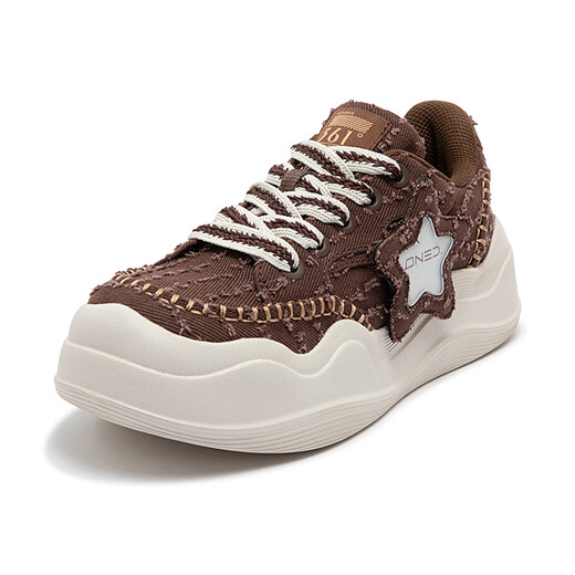 
361 mesh men's shoes couple breathable retro cultural shoes casual sneakers women [women] chocolate color/oat milk-6630 40