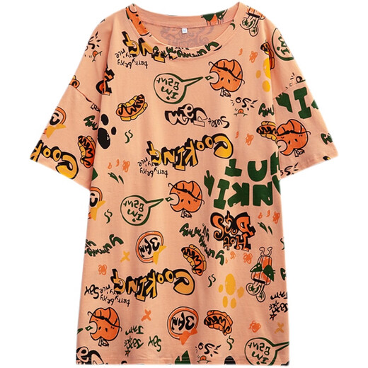 Pier Cardin 2025 Sommer Neues T-Shirt mit Kurzärärmern mit großer Baumwolle für Frauen 200 Jin [Jin ist gleich 0,5 kg] Koreanische Version Fett MM Slimming und modische Bauchbedeckung Top 6630 Green XL 120-140 Jin [Jin gleich 0,5 kg]