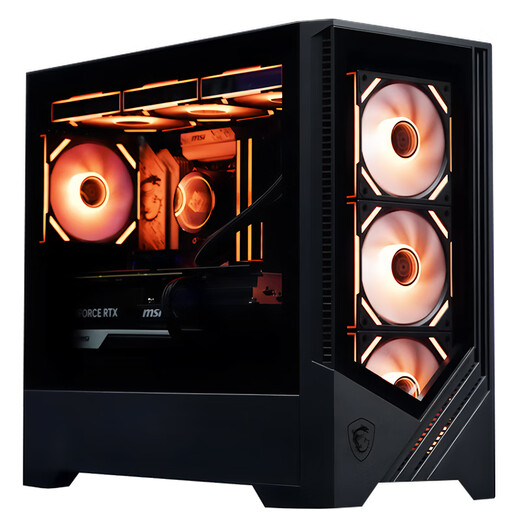 MSI Ultra7 265KF/5060Ti/5070Ti/5080 desktop assembly computer design rendering game e-sports Delta mobile computer host DIY complete machine configuration three 265KF box + RTX5060Ti 16G