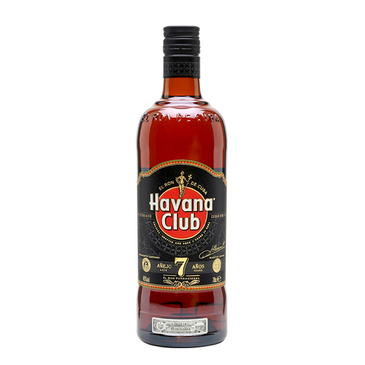 Ron Havana Club con licencia auténtica, botella original cubana, vino añejo importado, base de espíritu, regalo navideño, ron negro, 700 ml, 1 botella, 7 años de edad