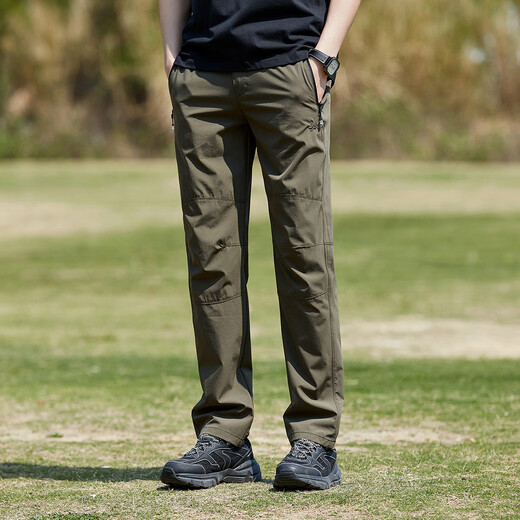 JEEP fashion brand spring and autumn men's casual pants overalls outdoor quick-drying sports trousers military green L