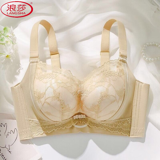 El nuevo producto de Langsha Julong Buray Brazal para mujeres con senos pequeños recolectados y extra gruesos, cofres planos, chaleco especial de sujetador para mujeres transpirables, elegantes tono de piel 75a 34b