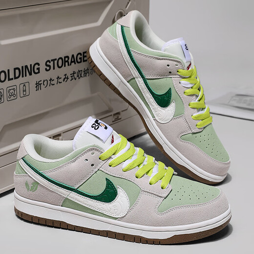 Putian AJ New Mens Shoes Dunk Low Top Sports and Casual Board Shoes Sulty Студенты мужчины и женские модные туфли модные пары 1699 Все белые 36