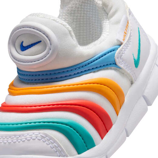 Nike caterpillar baby lightweight soft-soled sneakers for boys and girls in winter, easy to put on and take off, NIKE 343938 106 white/cactus green/bright stone gray 27